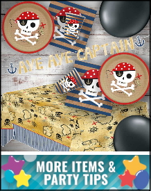 Pirate Treasure Party Supplies, Decorations, Balloons and Ideas